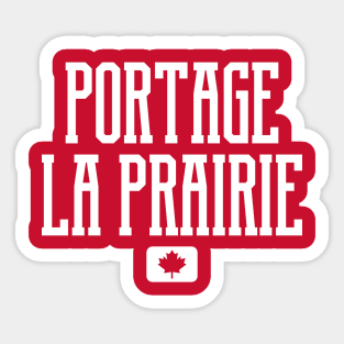 Portage La Prairie Canada #3 Sticker